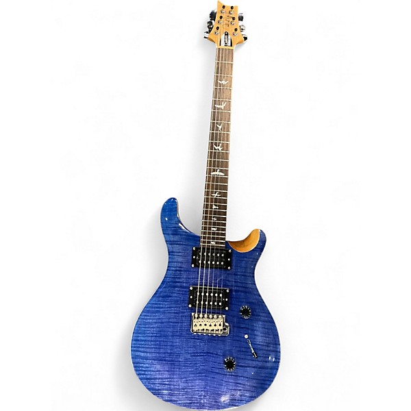Used PRS SE Custom 24 Blue Solid Body Electric Guitar