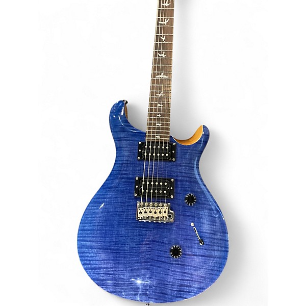 Used PRS SE Custom 24 Blue Solid Body Electric Guitar