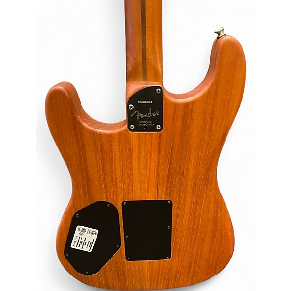 Used Fender American Acoustasonic Stratocaster Black Acoustic Electric Guitar