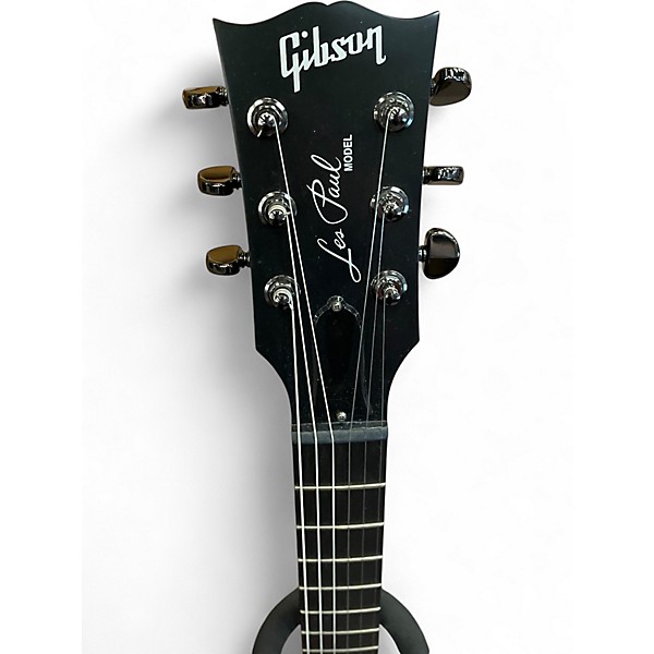 Used Gibson Les Paul Gothic Morte Black Solid Body Electric Guitar