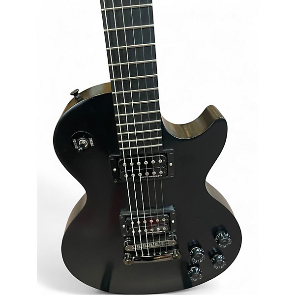 Used Gibson Les Paul Gothic Morte Black Solid Body Electric Guitar