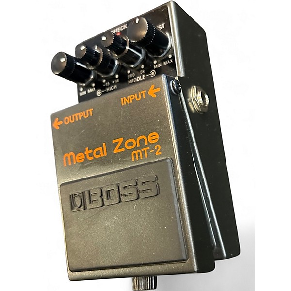 Used BOSS MT2 Metal Zone Distortion Effect Pedal