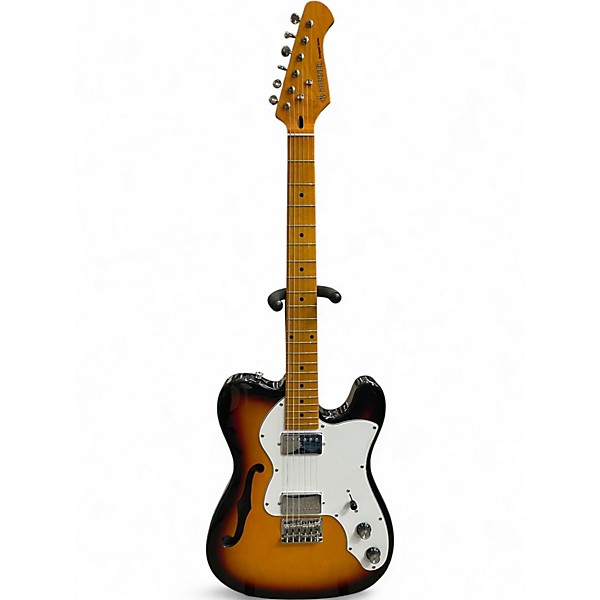 Used Donner DESIGNER SERIES THINLINE SUNBURST Hollow Body Electric Guitar