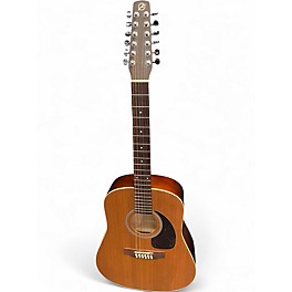 Used Seagull S12 + cedar 12 Natural 12 String Acoustic Guitar