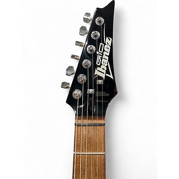 Used Ibanez GRX70QA Transparent Blue Burst Solid Body Electric Guitar