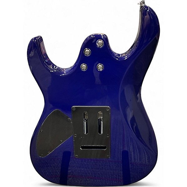 Used Ibanez GRX70QA Transparent Blue Burst Solid Body Electric Guitar