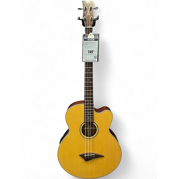 Used Dean PERFORMER BASS Natural Acoustic Bass Guitar