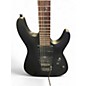 Used Schecter Guitar Research Diamond Series Damien 6 FR Black Solid Body Electric Guitar