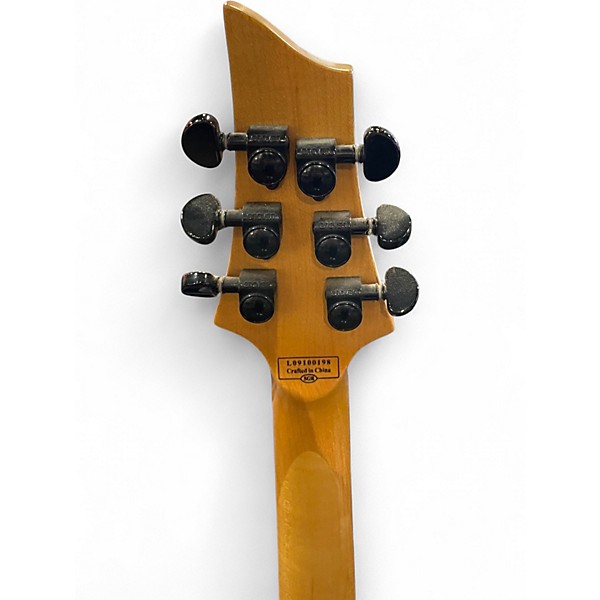 Used Schecter Guitar Research Diamond Series Damien 6 FR Black Solid Body Electric Guitar