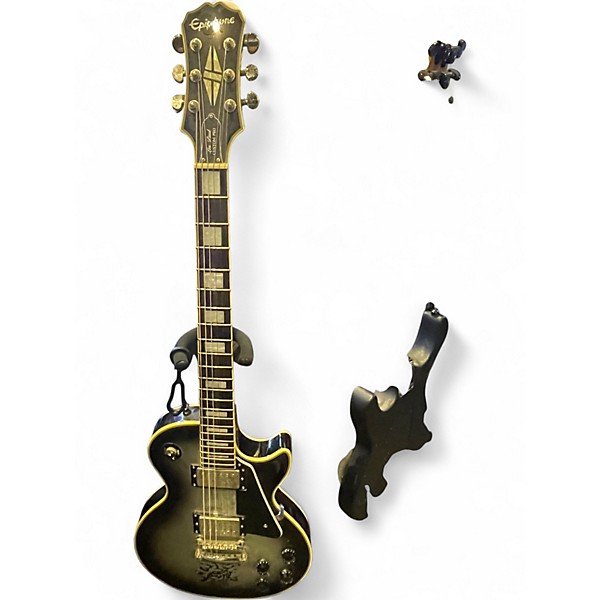 Used Epiphone Les Paul Custom Pro Silverburst Solid Body Electric Guitar