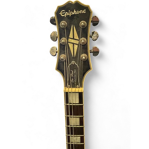 Used Epiphone Les Paul Custom Pro Silverburst Solid Body Electric Guitar