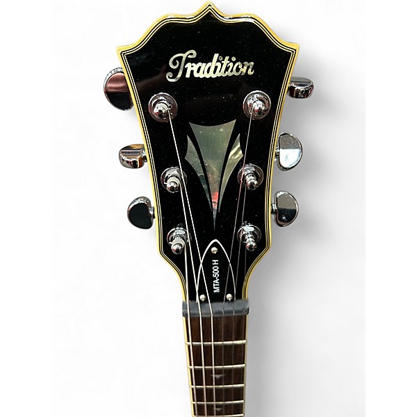 Used Tradition MTA-500 H 3 Tone Sunburst Hollow Body Electric Guitar