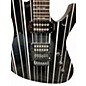 Used Schecter Guitar Research Synyster Gates Signature Standard Black and White Solid Body Electric Guitar