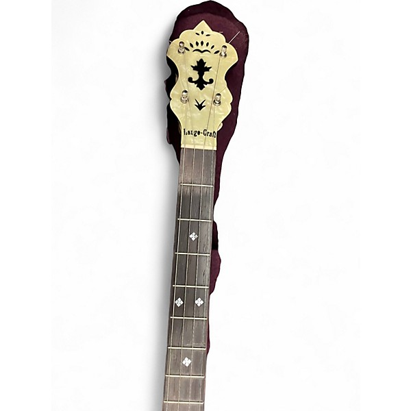 Used Paramount Lange-Craft tenor Black and Brown Banjo