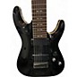 Used Schecter Guitar Research DEMON 8 GLOSS BLACK Solid Body Electric Guitar