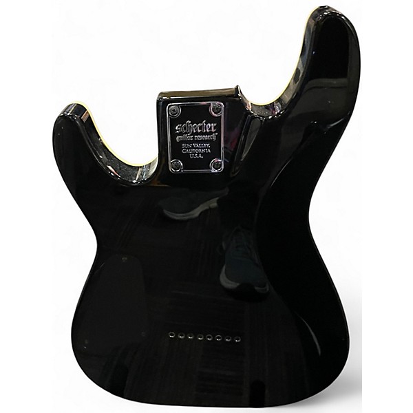 Used Schecter Guitar Research DEMON 8 GLOSS BLACK Solid Body Electric Guitar