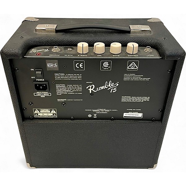 Used Fender Rumble 15 V2 15W 1X8 Bass Combo Amp