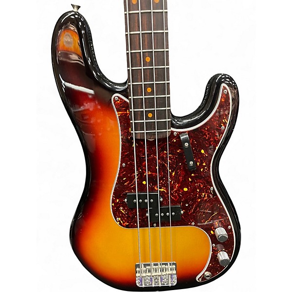 Used Fender american vintage ii Precision Bass 3 Color Sunburst Electric Bass Guitar