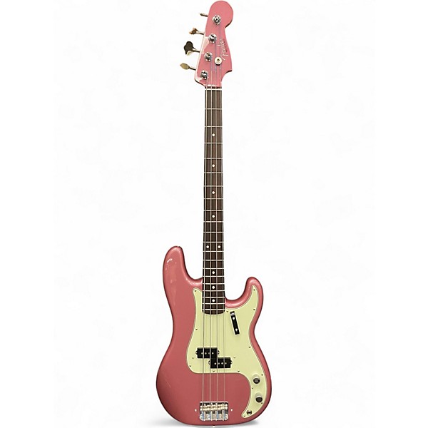 Used Fender custom shop 1963 p bass nos Burgundy Mist Electric Bass Guitar