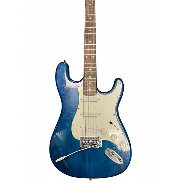 Used Indiana STRAT Blue Solid Body Electric Guitar