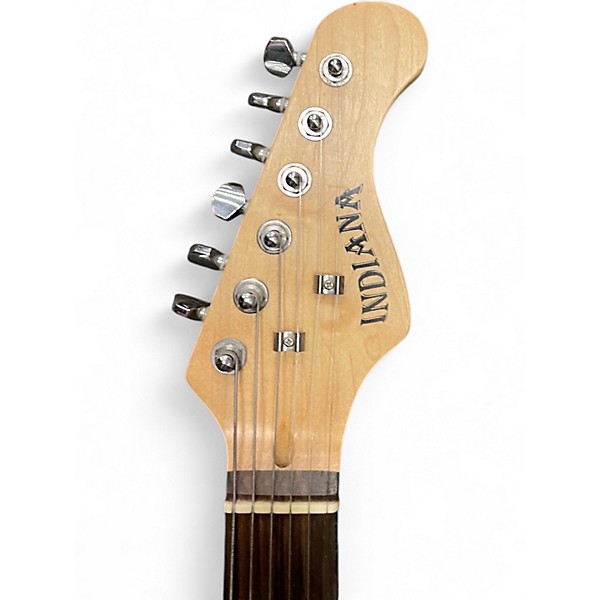 Used Indiana STRAT Blue Solid Body Electric Guitar
