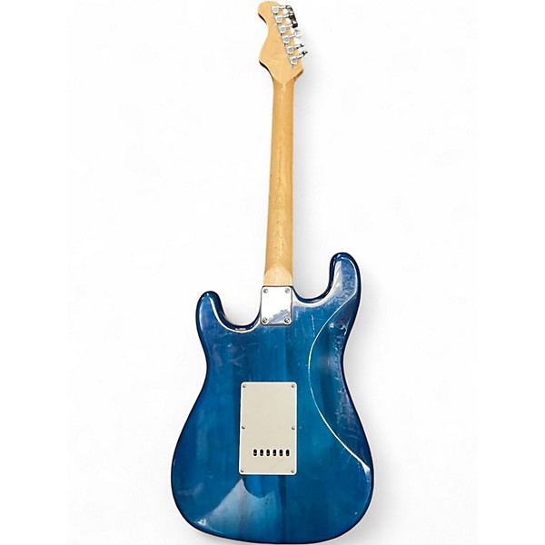 Used Indiana STRAT Blue Solid Body Electric Guitar