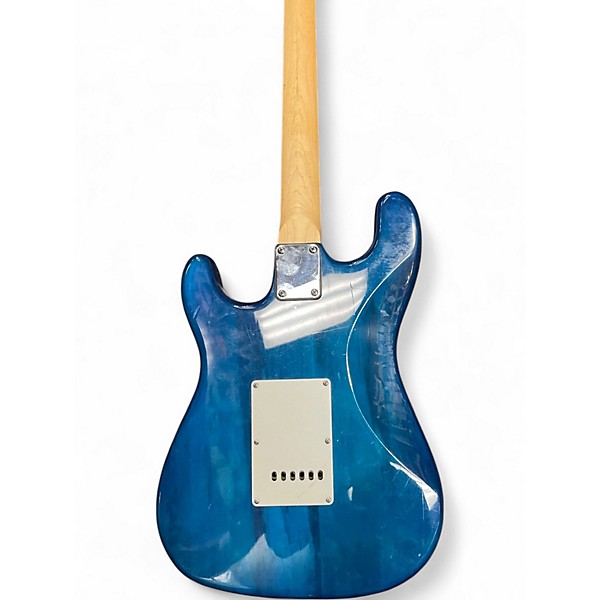 Used Indiana STRAT Blue Solid Body Electric Guitar