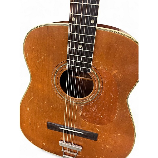 Used Harmony sovereign 12 natural 12 String Acoustic Guitar