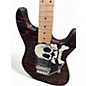 Used Charvel WARREN DEMARTINI PRO MOD BLOOD AND SKULL Custom Graphic Solid Body Electric Guitar