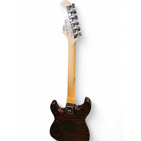 Used Charvel WARREN DEMARTINI PRO MOD BLOOD AND SKULL Custom Graphic Solid Body Electric Guitar