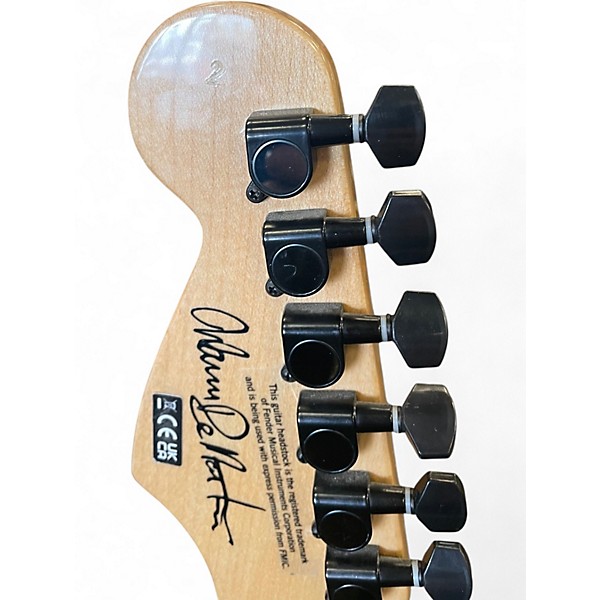 Used Charvel WARREN DEMARTINI PRO MOD BLOOD AND SKULL Custom Graphic Solid Body Electric Guitar