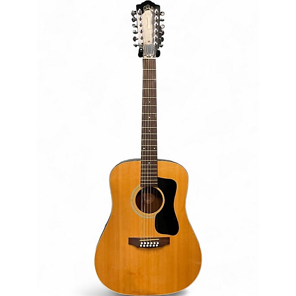 Used Guild d213nt natural 12 String Acoustic Guitar