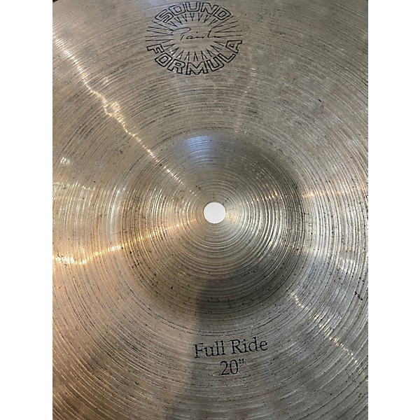 Used Paiste 20in SOUND FORMULA FULL RIDE Cymbal