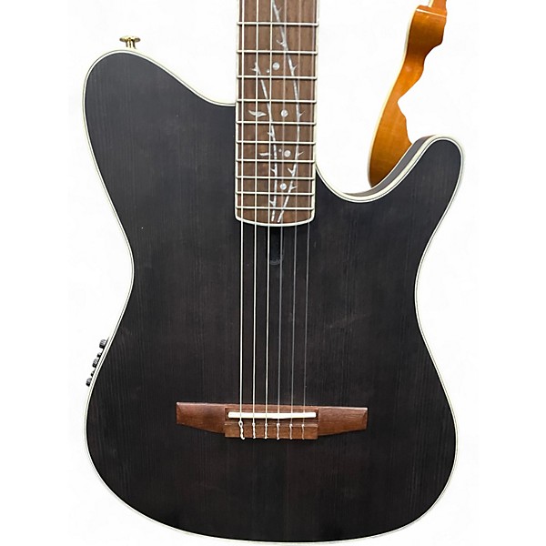 Used Ibanez TOD10N Dark Grey Classical Acoustic Electric Guitar