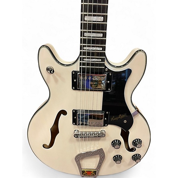 Used 2024 Hagstrom Alvar Classic White Solid Body Electric Guitar