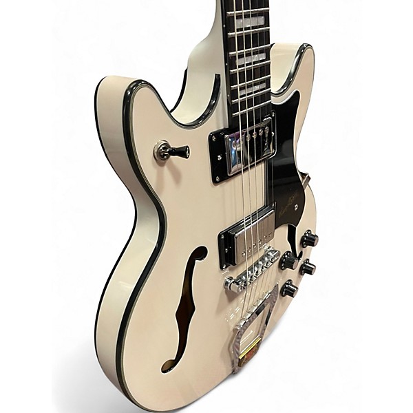 Used 2024 Hagstrom Alvar Classic White Solid Body Electric Guitar