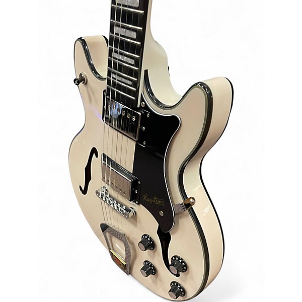 Used 2024 Hagstrom Alvar Classic White Solid Body Electric Guitar