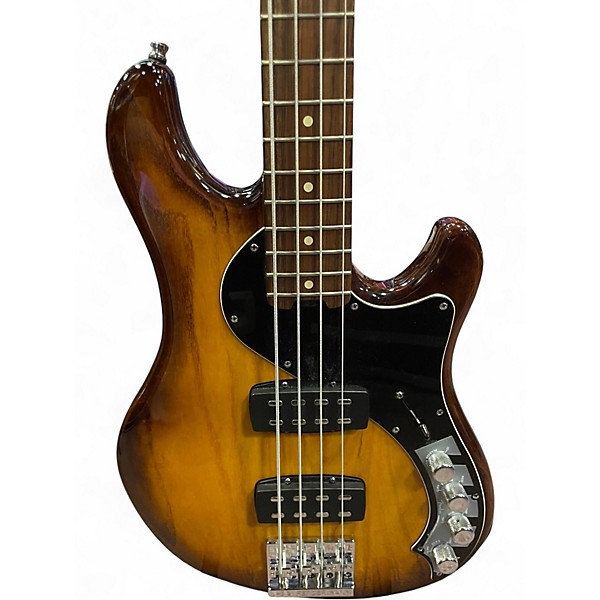 Used Fender American Deluxe Dimension Bass IV HH Violin Burst Electric Bass Guitar
