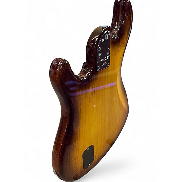 Used Fender American Deluxe Dimension Bass IV HH Violin Burst Electric Bass Guitar