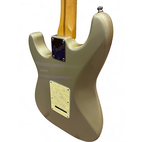 Used Fender Roadhouse Stratocaster Shoreline Gold Solid Body Electric Guitar