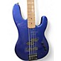 Used Squier PARTS BASS Blue Electric Bass Guitar