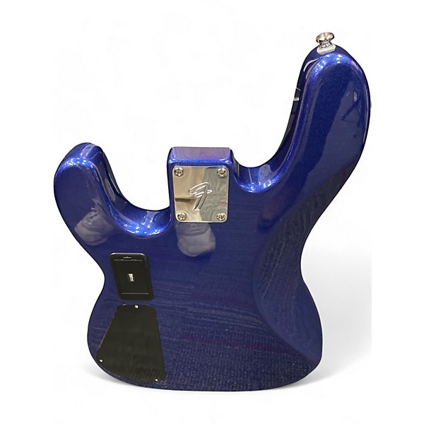 Used Squier PARTS BASS Blue Electric Bass Guitar