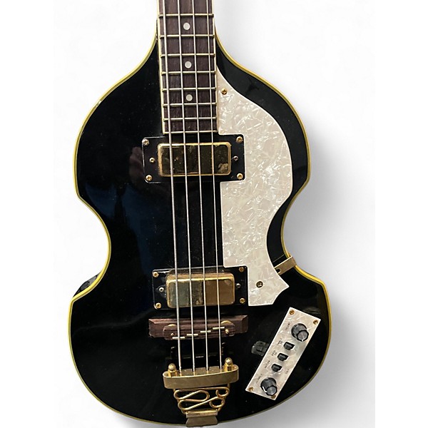 Used Jay Turser jtb-2b violin bass Black Electric Bass Guitar