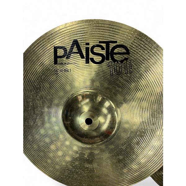 Used Paiste 14in 101 HI HAT PAIR Cymbal