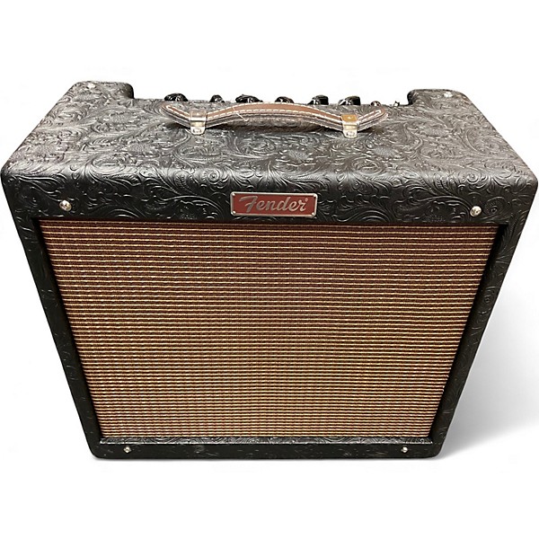 Used Fender Blues Junior IV 30th Anniversary Black Western 15W 1x12 Tube Guitar Combo Amp