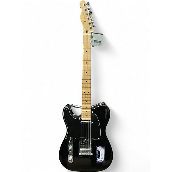 Used Fender Player Telecaster Black Solid Body Electric Guitar