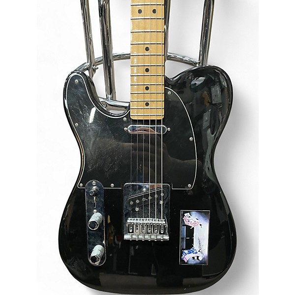 Used Fender Player Telecaster Black Solid Body Electric Guitar