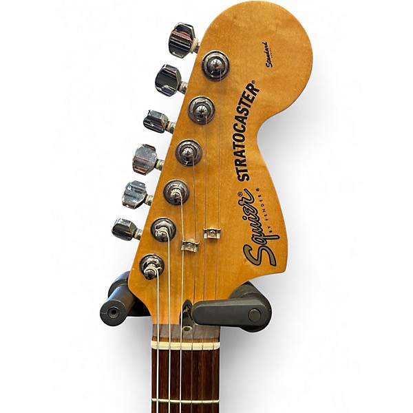 Used Squier Bullet Stratocaster HH Metallic Red Solid Body Electric Guitar