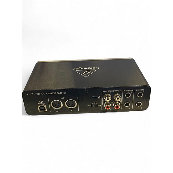 Used Behringer U-Phoria UMC204HD Audio Interface