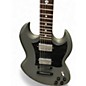 Used HardLuck Kings MAVERICK SG STYLE ARMY GREEN Solid Body Electric Guitar thumbnail